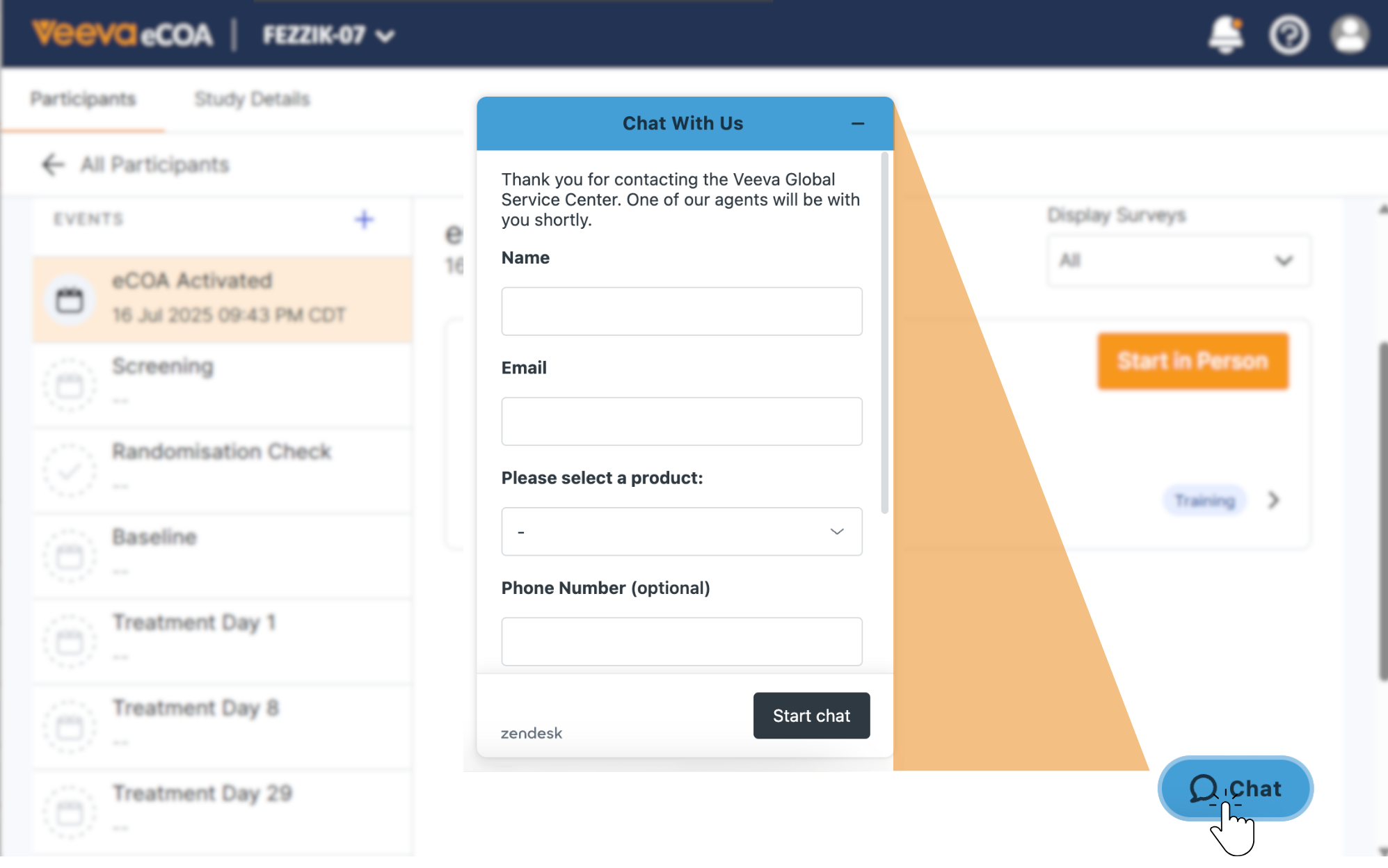 अमेरिका के साथ eCOA चैट का विस्तार किया गया