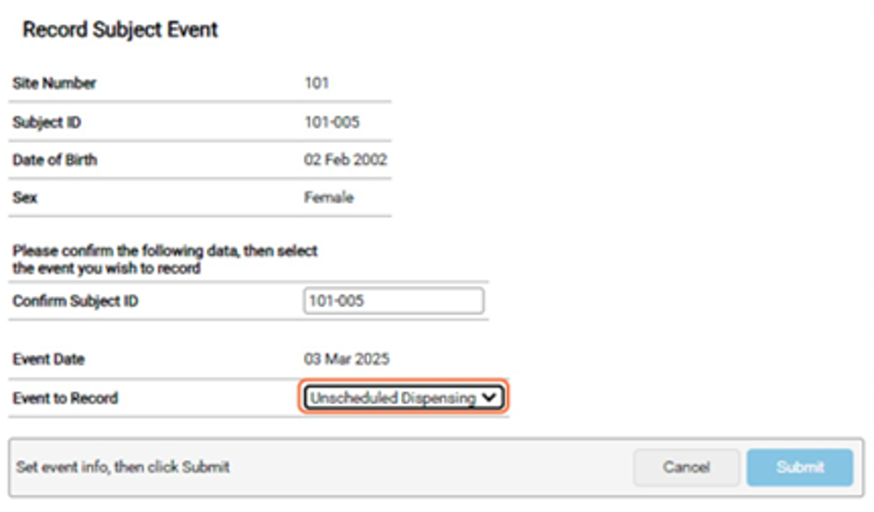 예정되지 않은 조제 - 선택