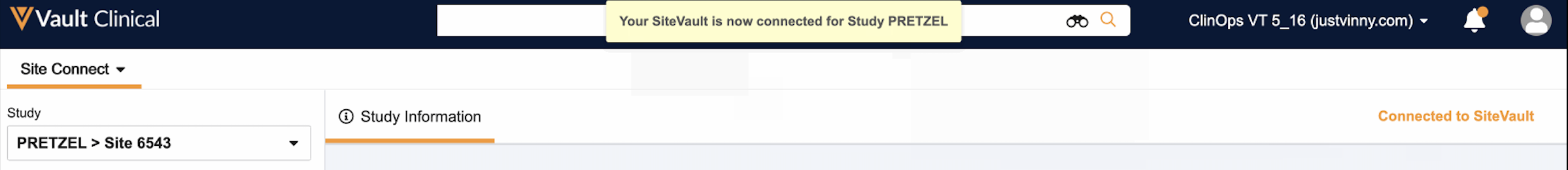 Obraz komunikatu potwierdzającego połączenie