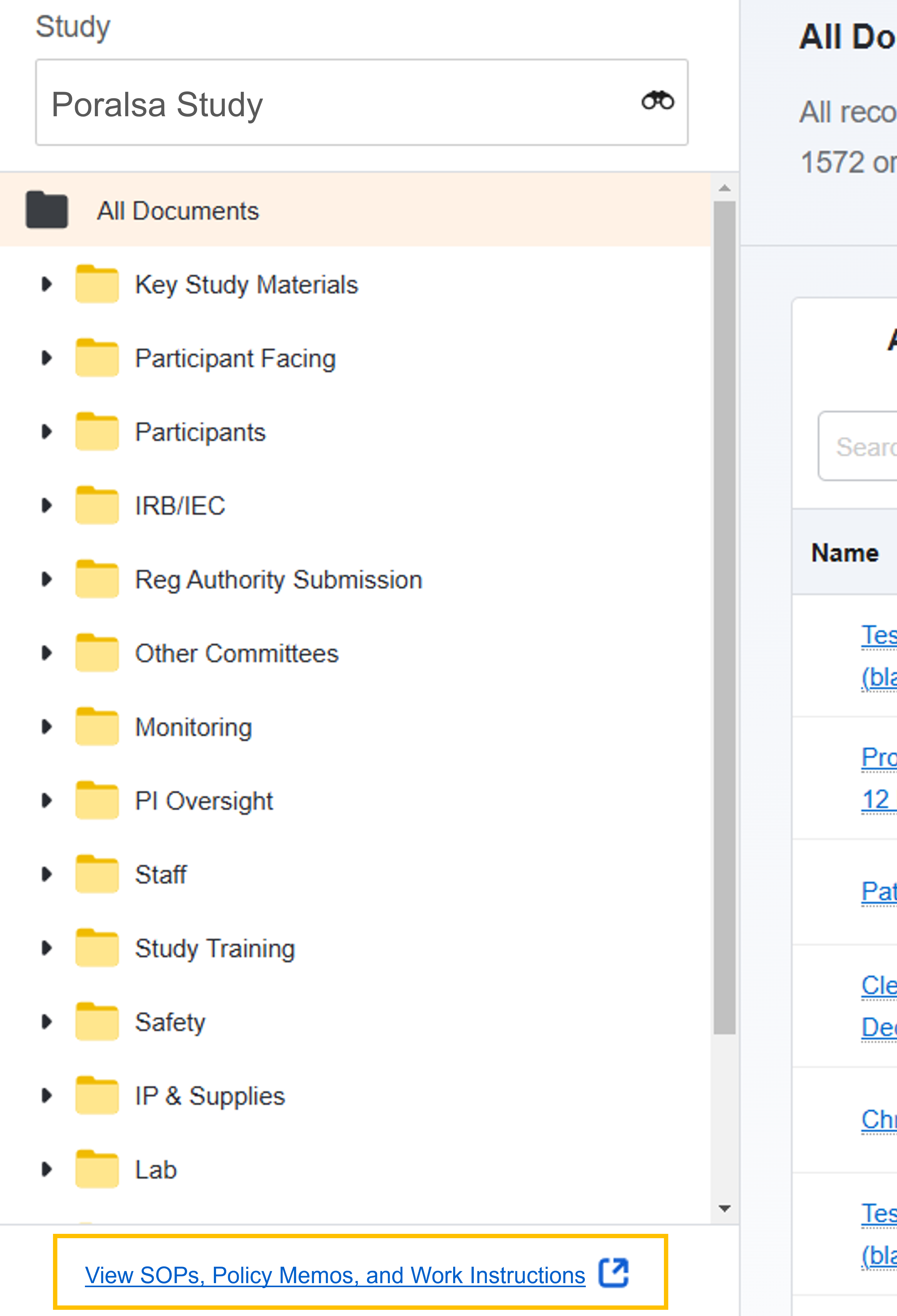 Monitorar link para revisar documentos do site