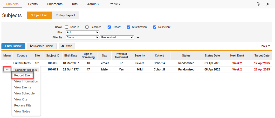 Пропустити візит – Теми