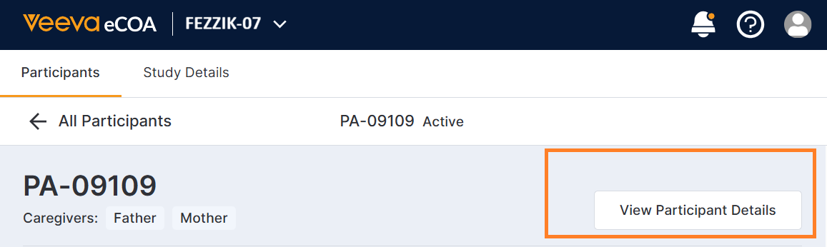 View Details Section of the Page