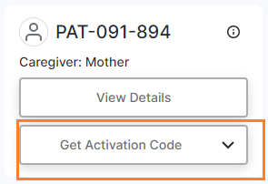 {Get Activation Code Section of the Page}